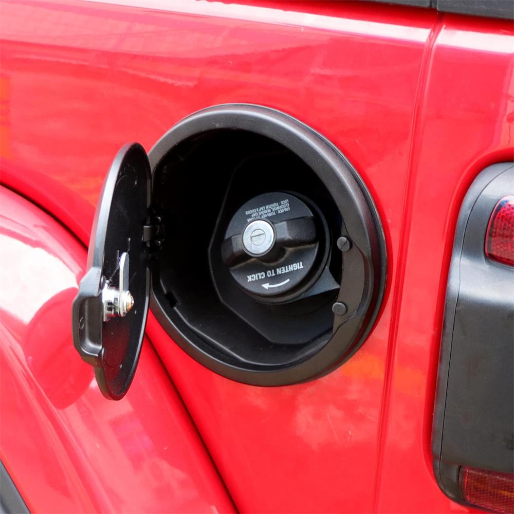 Крышка бензобака с замком для Jeep Wrangler JL 2018-2023, накладка на крышку горловины бензобака