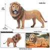 Large Wild Animal Male Tiger Simulation Toy - White, Yellow, Northeast, and Red Variants