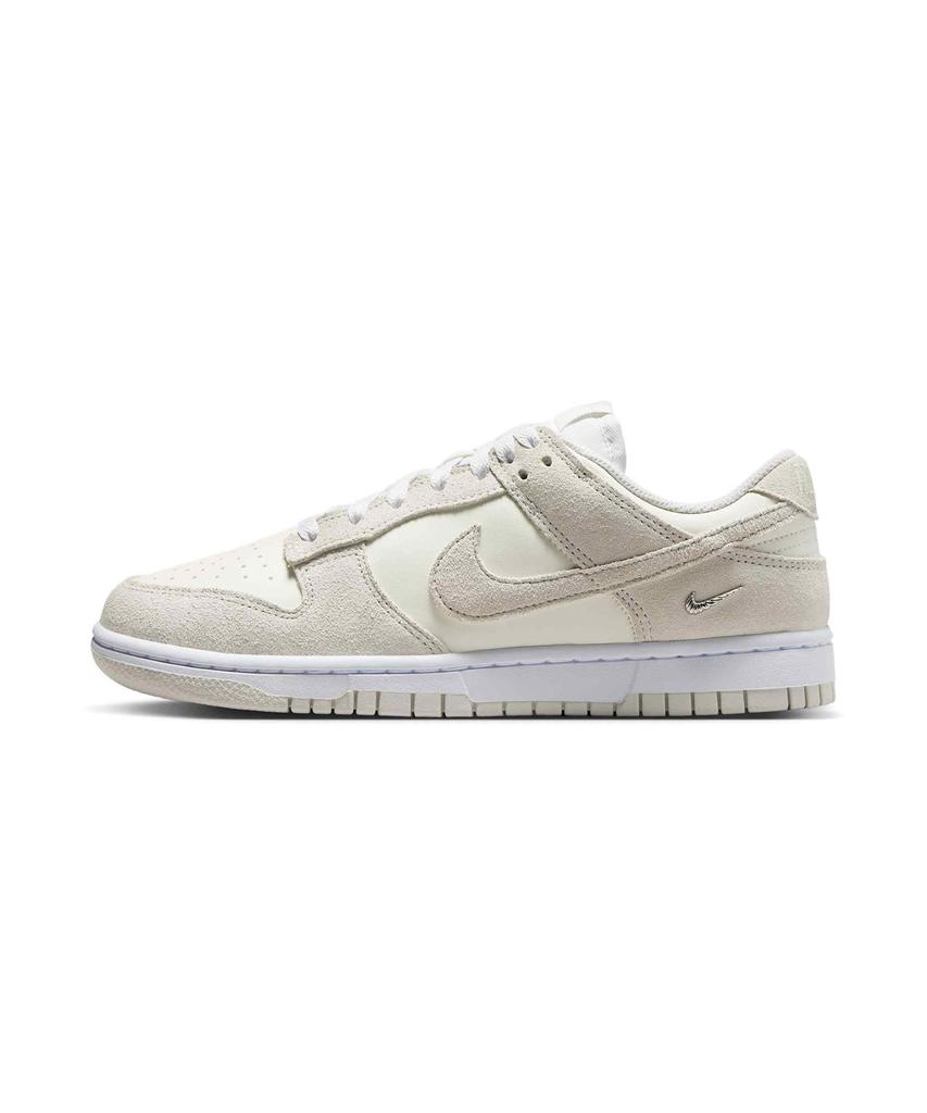 Nike Dunk Low Suede W - Sail:White:Metallic Silver:Best Grey / Io4244-105