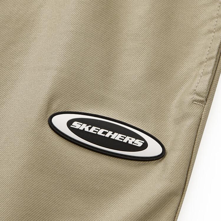 Skechers Однотонные повседневные брюки со средней посадкой, удобные, прямого кроя, мужские, цвет Rock-Beige, L224M055-00V8