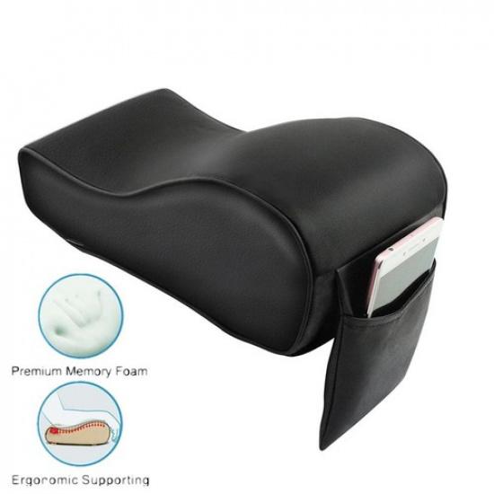 Car Center Console Arm Rest Cover Seat Box Pad PU Leather Armrest Mat Accessory