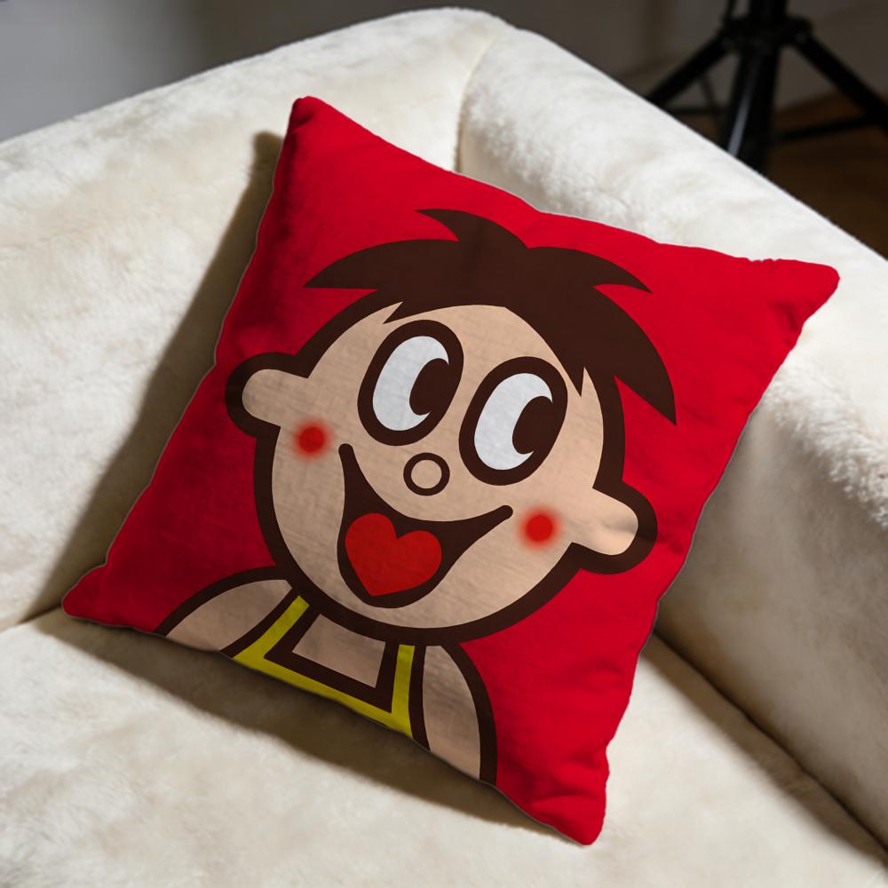 Stylish WWangzai Milkiou Cushion Cover Soft Decorative Pillow Case Suitable for Bedroom Sofa Car Travel Use
