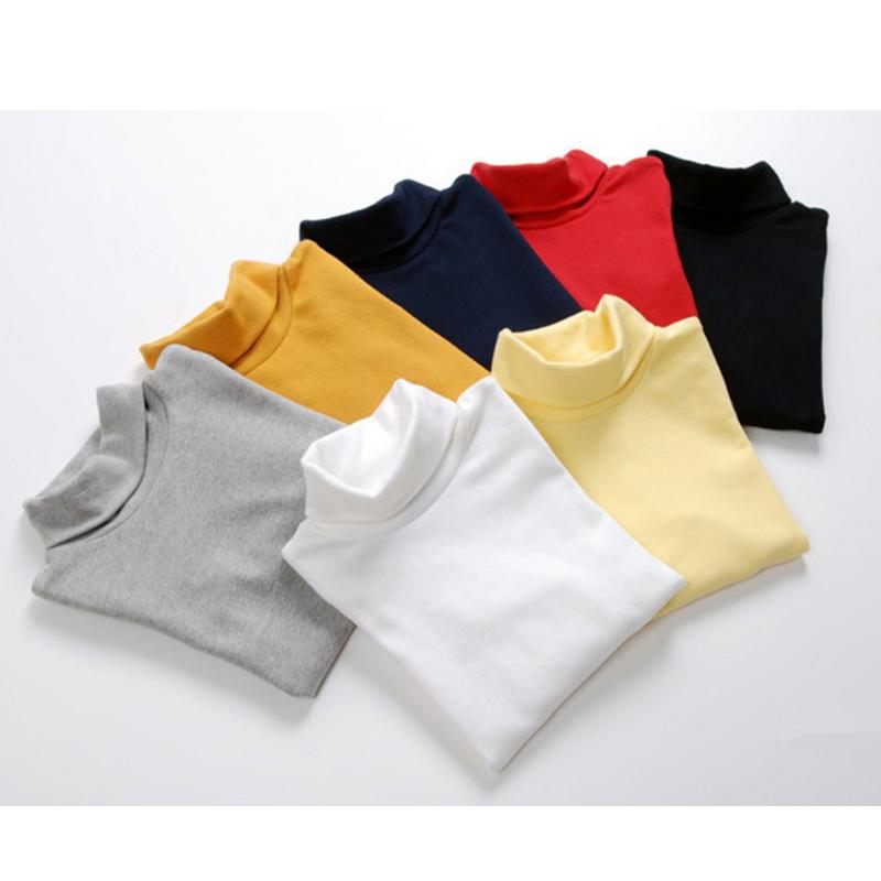 Свитера для девочек, однотонные свитера ярких цветов для мальчиков, осенняя шерстяная футболка для маленьких девочек, свитер, детская одежда, пуловер для девочек