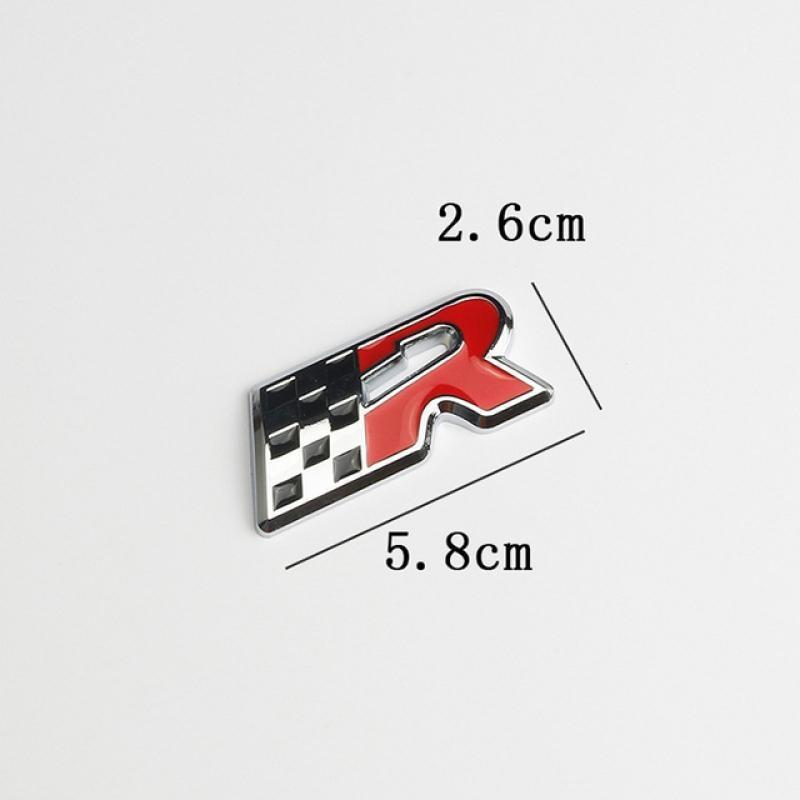 Car Metal Emblem Badge Racing Logo Sticker Auto Body Badge Decals Exterior Accessories
