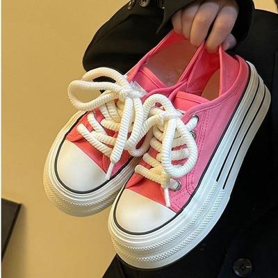 Нишевые осенние туфли на платформе белые весна и осень 2025 новая популярная студенческая универсальная спортивная обувь