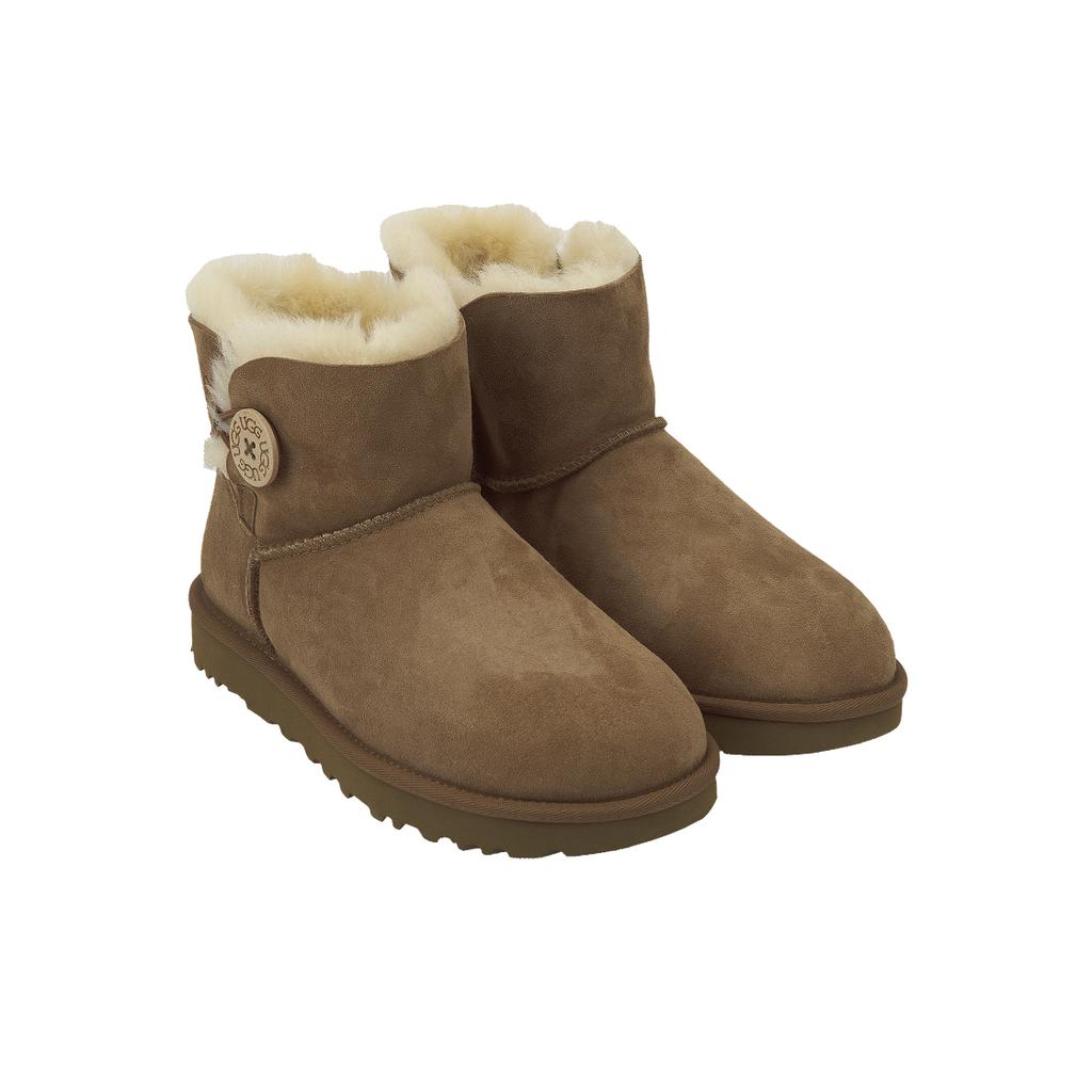 UGG Мини-кеды Bailey Button 2 Boot Chestnut Women Sneakers Brown 1016422-CHE