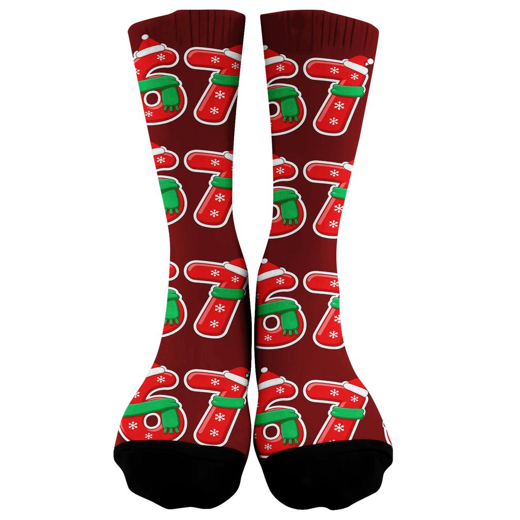 Cute And Playful Socks Mid-Calf Socks Long Socks Printed Socks