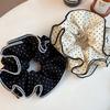 2025 High-End Korean Polka Dot Scrunchie for Women - Super Large Ponytail Hair Accessory