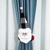 1 Pc Christmas Curtain Buckle Santa Snowman Curtain Tiebacks Cartoon Doll Curtain Holdback Fastener for Home Window Decoration