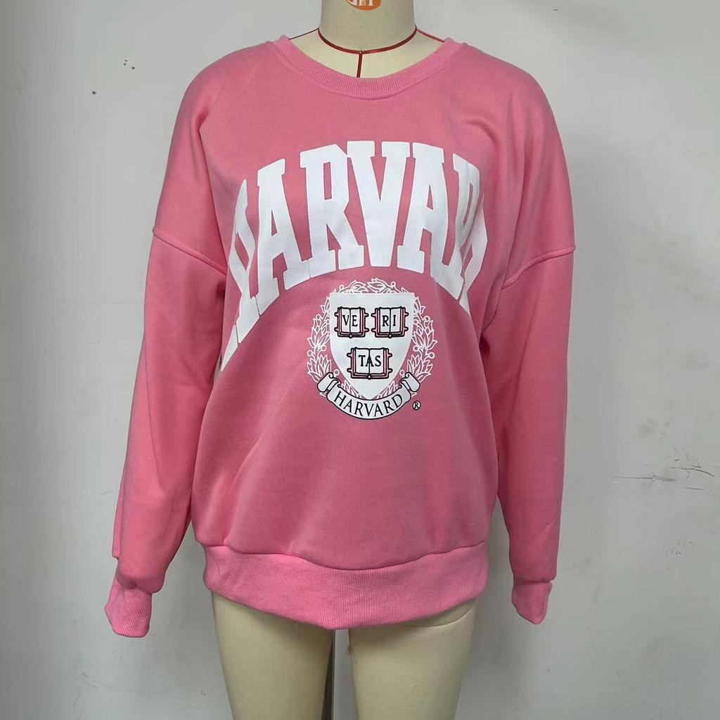 BITCED Women's Casual Fashion Print Thick Top Long Sleeve Hoodie