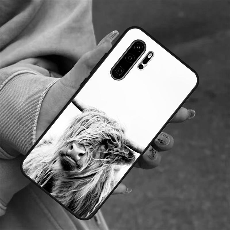 Шотландские коровы Для Huawei Nova 11i 8i 7i 3i Nova 9 10 SE 5T Y60 Y70 Y90 Y91 Y61 P20 P30 P40 Lite Pro Чехол