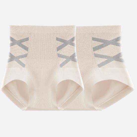 Женское нижнее белье с высокой талией, мягкие эластичные трусики с полным покрытием, утягивающие живот, женские