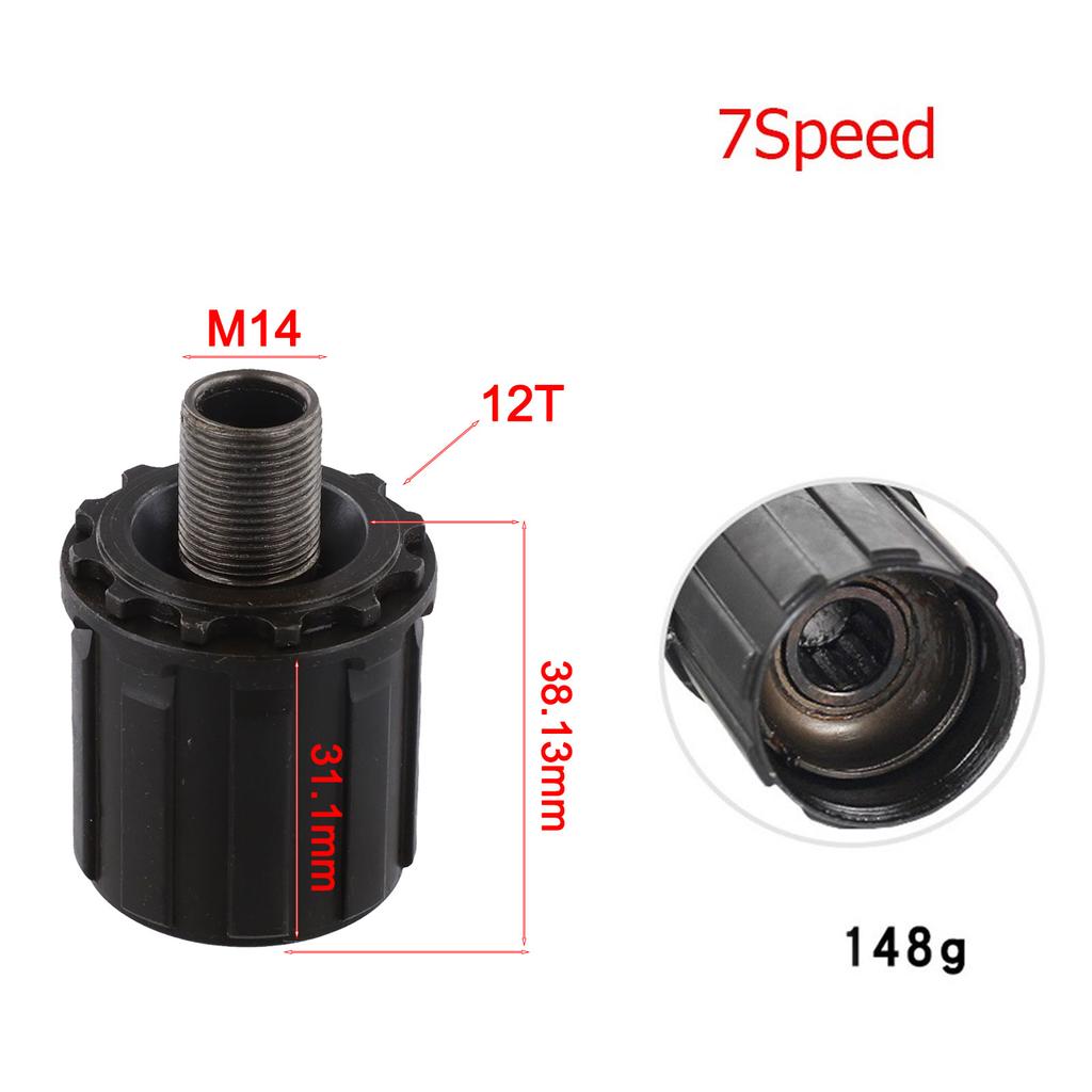 Freehub (барабан) на 7/8/9/10 скоростей для втулок RM30 RM40 RM60 Запчасть для велосипедной втулки Стальной материал Подходит для нескольких скоростей