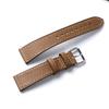 Ремешок для часов ручной работы из пальмовой кожи 18, 19, 20, 21, 22 мм, коричневый, серый, синий, ультратонкий мужской мягкий ремешок из воловьей кожи, винтажный стиль