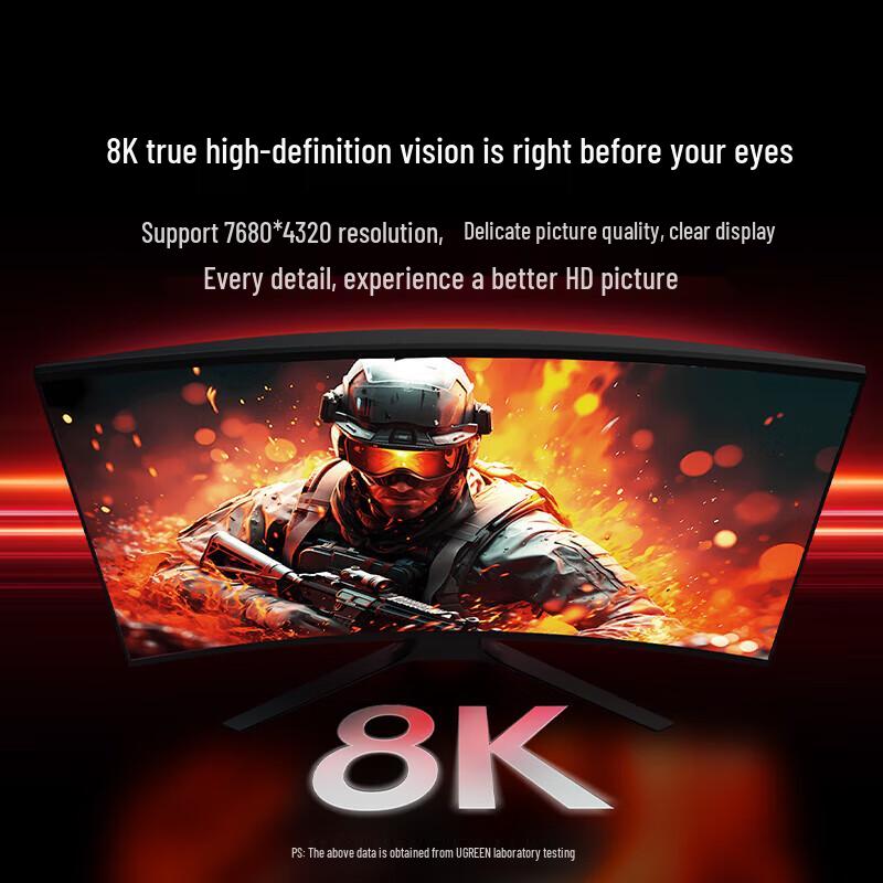 Ugreen Кабель DisplayPort 1.4 8K UHD