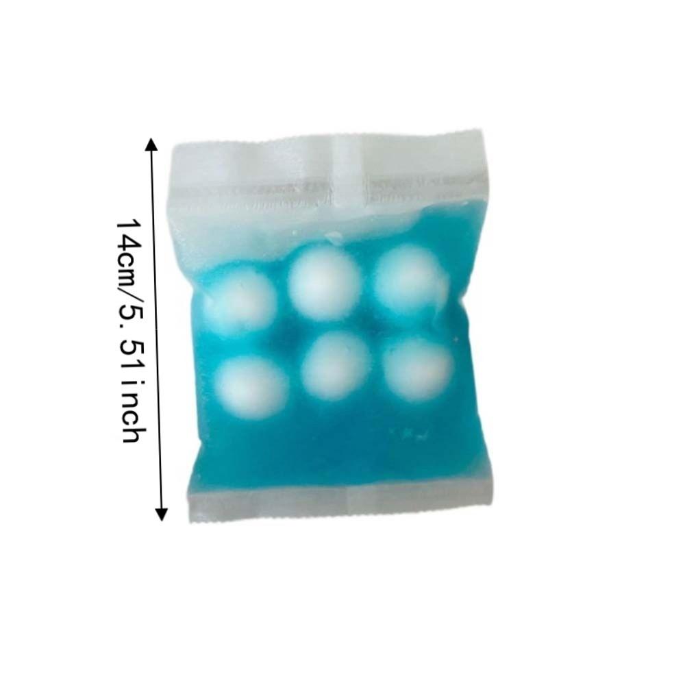 Round Ball Crispy Handmade Ball Wax Coating Fidget Squeeze Bag Kids Adults
