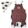 Kids Apron with Triangle Scarf Hello Tree Bear Kids Apron M (Ivory)