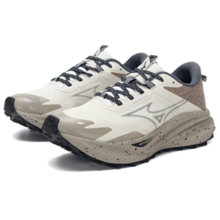 Mizuno Wave Solar V2 Спортивно-повседневные Амортизирующие Износостойкие Дышащие Низкие Кроссовки Папины Кроссовки Унисекс Белый D1GH241802