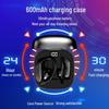 Беспроводные Bluetooth-наушники для спорта с долгим временем ожидания и дизайном с заушиной, совместимы с Huawei и Apple.