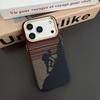 Магнитный чехол Kevlar «Закат и Восход Луны» для iPhone 17 Pro Max - Защита от падений, Креативный дизайн, Совместим с Apple 16