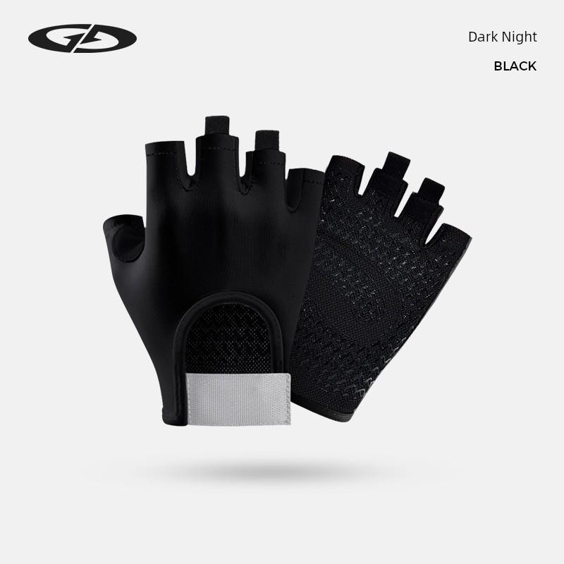 Fitness Half-Finger Gloves for Women, Gym Training, Dumbbell Exercise, Non-Slip Butterfly Mesh, Breathable Sports Cycling