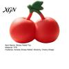 Cherry Fidget Toy Realistic Stress Relief Toy, Giant Squeeze Food Soft Stretchy Simulation Fruit Sensory for Anxiety