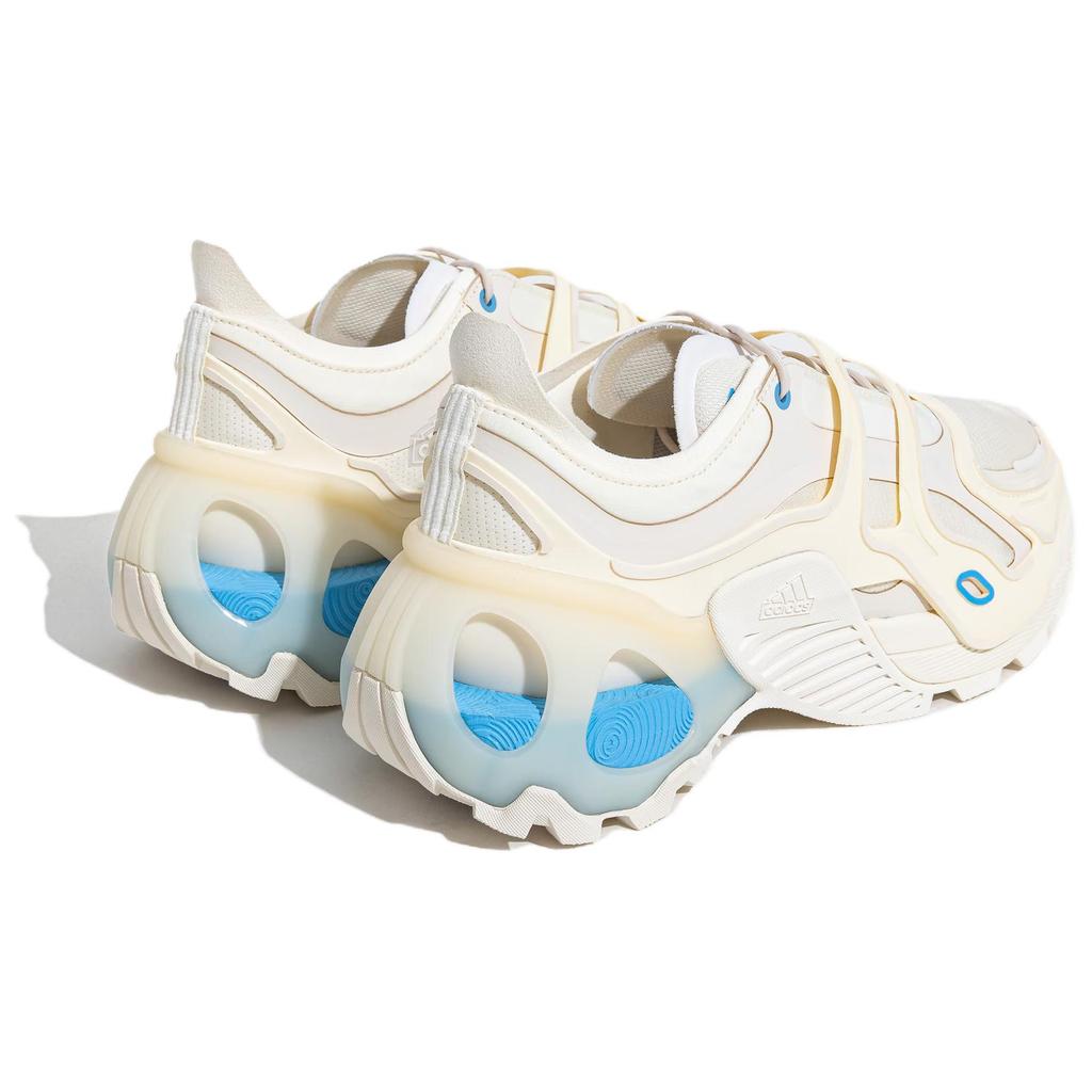 Adidas Кроссовки для бега унисекс Wonder Runner Pro с амортизацией, нескользящие, с низким верхом, цвет экрю/синий IF1707