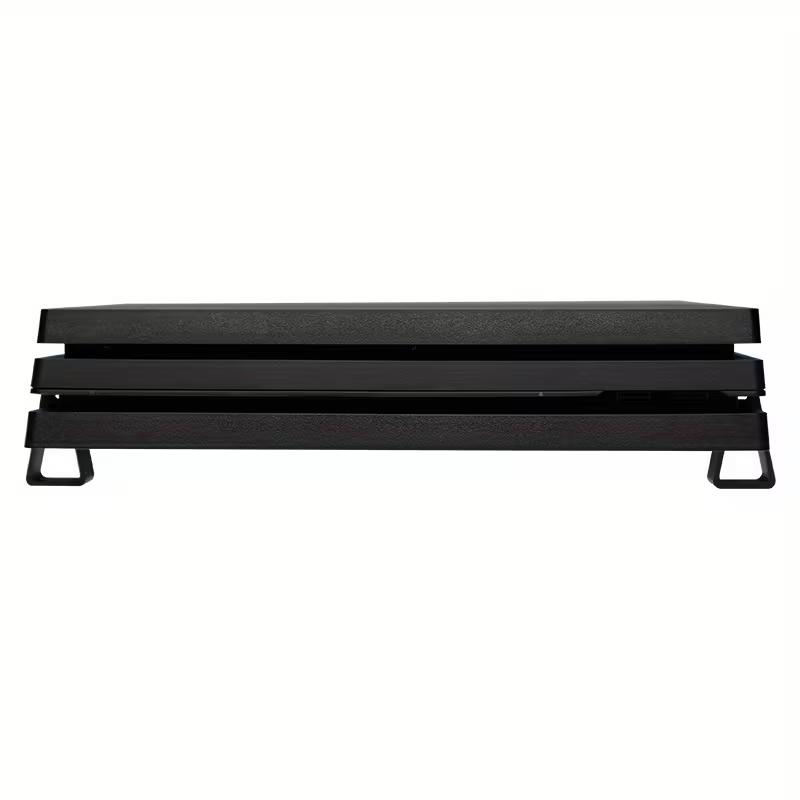 4pcs Cooling Bracket & Elevated Footrest Bracket For TECTECINTER PS4 Durable Black Plastic Cooling Support Holder Accessories