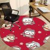 1PC Chiikawa Office Round Area Rug Suitable For Office, Under Office Chairs Bedroom Living Room Home Decor, Room Deco T1224012