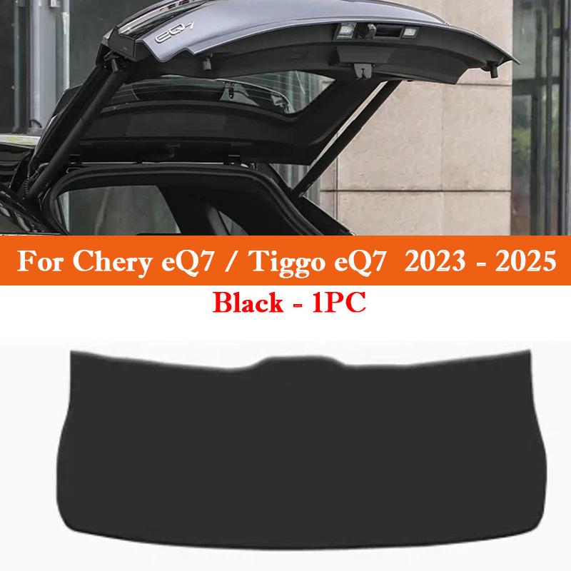 Для Chery eQ7 Tiggo eQ7 2026-2026 Накладка на дверь багажника автомобиля от пинков Защитная накладка от царапин на заднюю дверь Вкладыш в багажник Аксессуары для интерьера