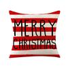 New Christmas Pillow Cover Polyester Printed Home Sofa Pillow Cover Study Bedroom Bedside Cushion