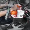 Compact Car Multi-Function Table: Beverage Cup Holder, Dining Tray, and Mobile Phone Stand