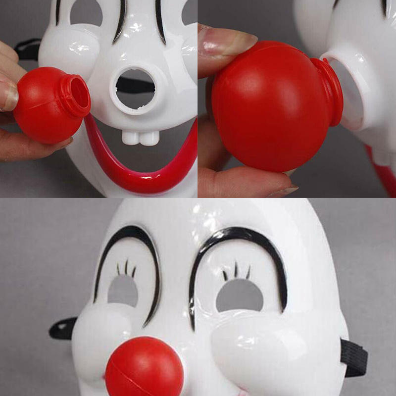 Хэллоуин забавный карнавальный костюм маска для вечеринки красный нос клоун маскарад тушь маски