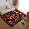 "Hakeem Olajuwon Basketball Legend Artwork Rug" Non-slip rug suitable for living room and bedroom sofas.