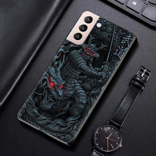 Чехол для телефона для Samsung Galaxy S21 S20 S10 S9 S8 Plus Ultra 5g S10lite S10e S7edge S20 S21 Fe, мягкий чехол самурай