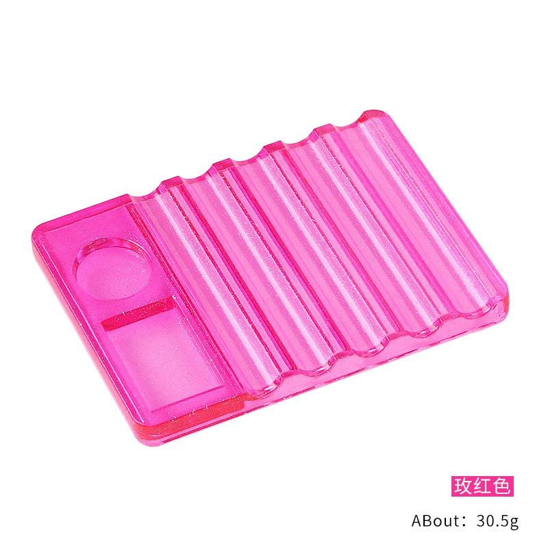 Инструменты для маникюрного салона, Держатель для ручек для нейл-арта, Прозрачный японский хрустальный держатель для ручек, Гравированная основа для ручки для размещения держателя ручек