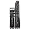 ZHUOLEI Сменный ремешок для часов для Swatch, 17 мм (Включает 3 шпильки, инструмент для снятия шпилек и коробку)