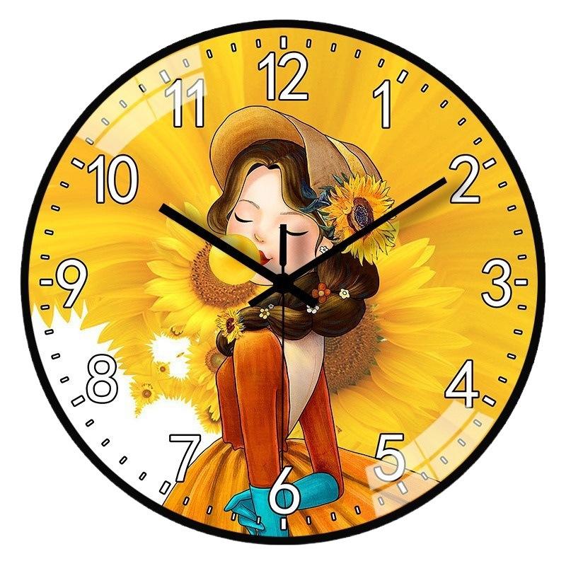 14-дюймовые 35 см настенные часы для гостиной, простые, в скандинавском стиле, модные, домашние часы, современные, креативные, кварцевые часы с индивидуальностью