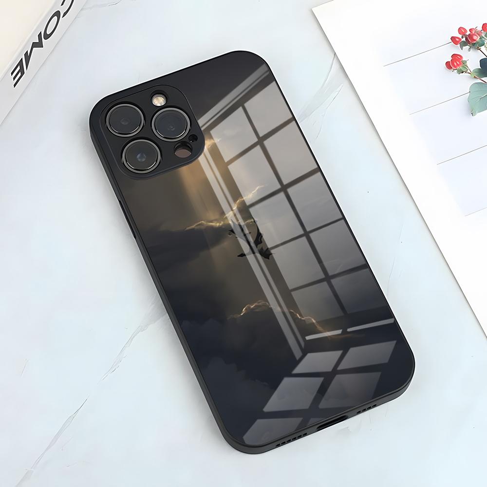 Чехол для телефона «Четвертое Крыло Дракона» для iPhone 17 Pro Max 15 Pro 16 14 Plus 12 13 Mini 11 Pro Ударопрочный Стеклянный Чехол