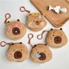 Capybara Plush Coin Purse: Cute Earphone Bag & Charm for Guinea Pig Lovers