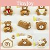 Plush Bear Bread Toy Animal Stuffed Doll Bedroom Decoration Kids Cute Gifts