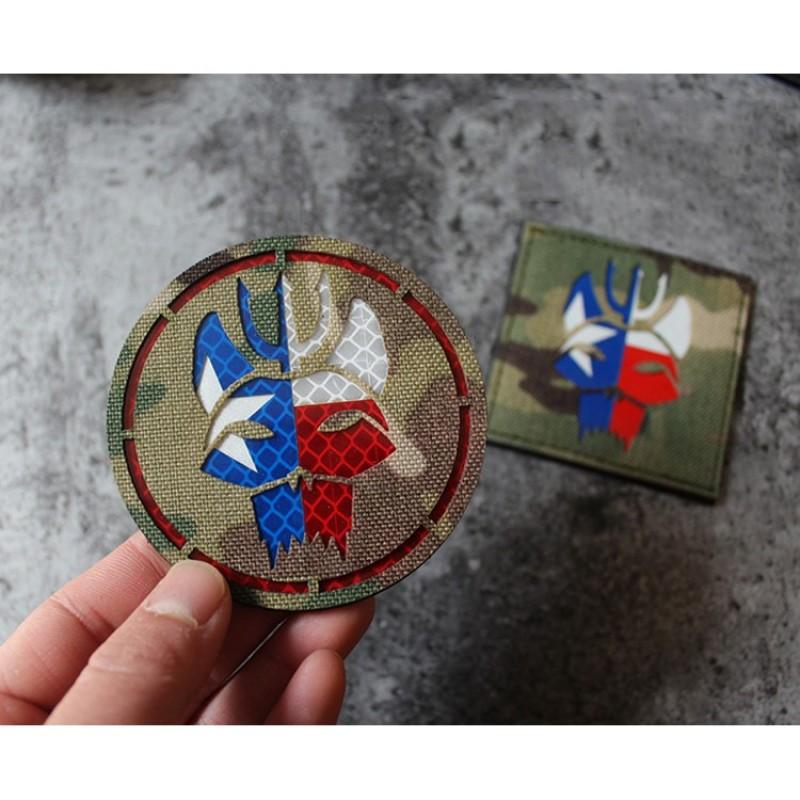 Инфракрасная ИК-нашивка Seal Team Navy Seals SWAT, перевернутые нашивки Multicam, военный камуфляж CP, светоотражающий