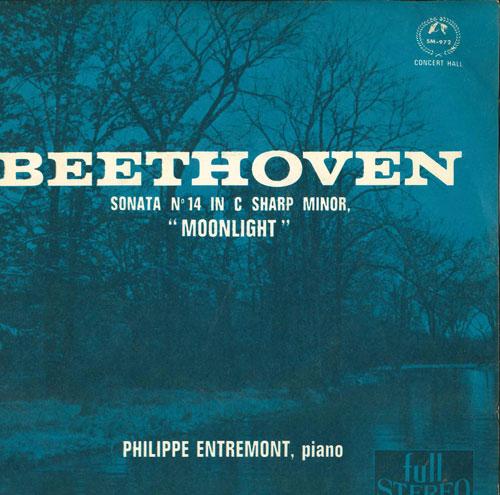 7-дюймовая пластинка PHILIPPE ENTREMONT БЕТОВЕН Соната для фортепиано Брат №. 14 Moonlig SM972 КОНЦЕРТНЫЙ ЗАЛ Япония Классический Б/У