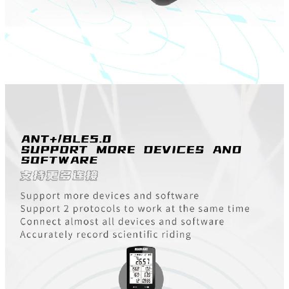 Black Bird Датчик частоты сердечных сокращений и каденса Скорость Спидометр ANT+ Bluetooth 5.0 Совместим с велокомпьютерами Garmin IGP Bryton