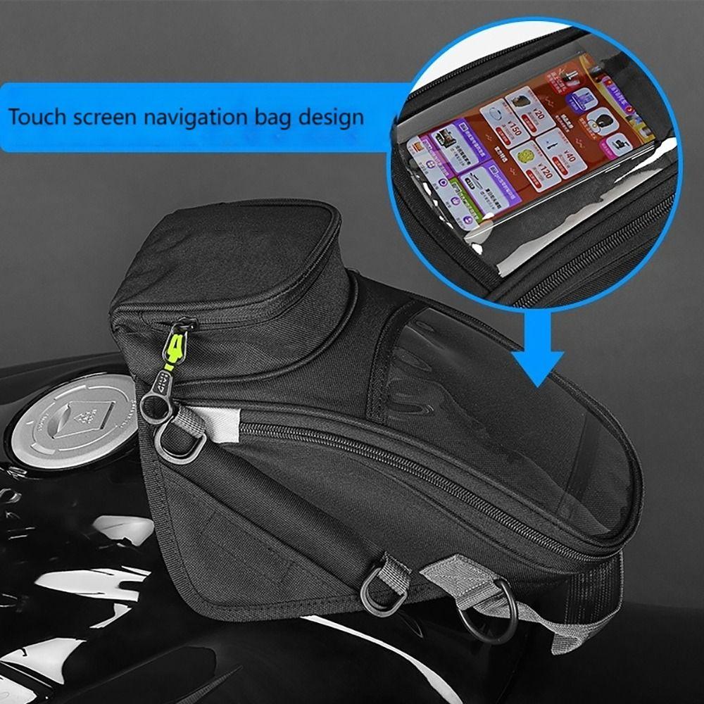 Durable Motorcycle Tail Bag Wear Resistant Motorcycle Tank Bag Motorcycle Travel Equipment