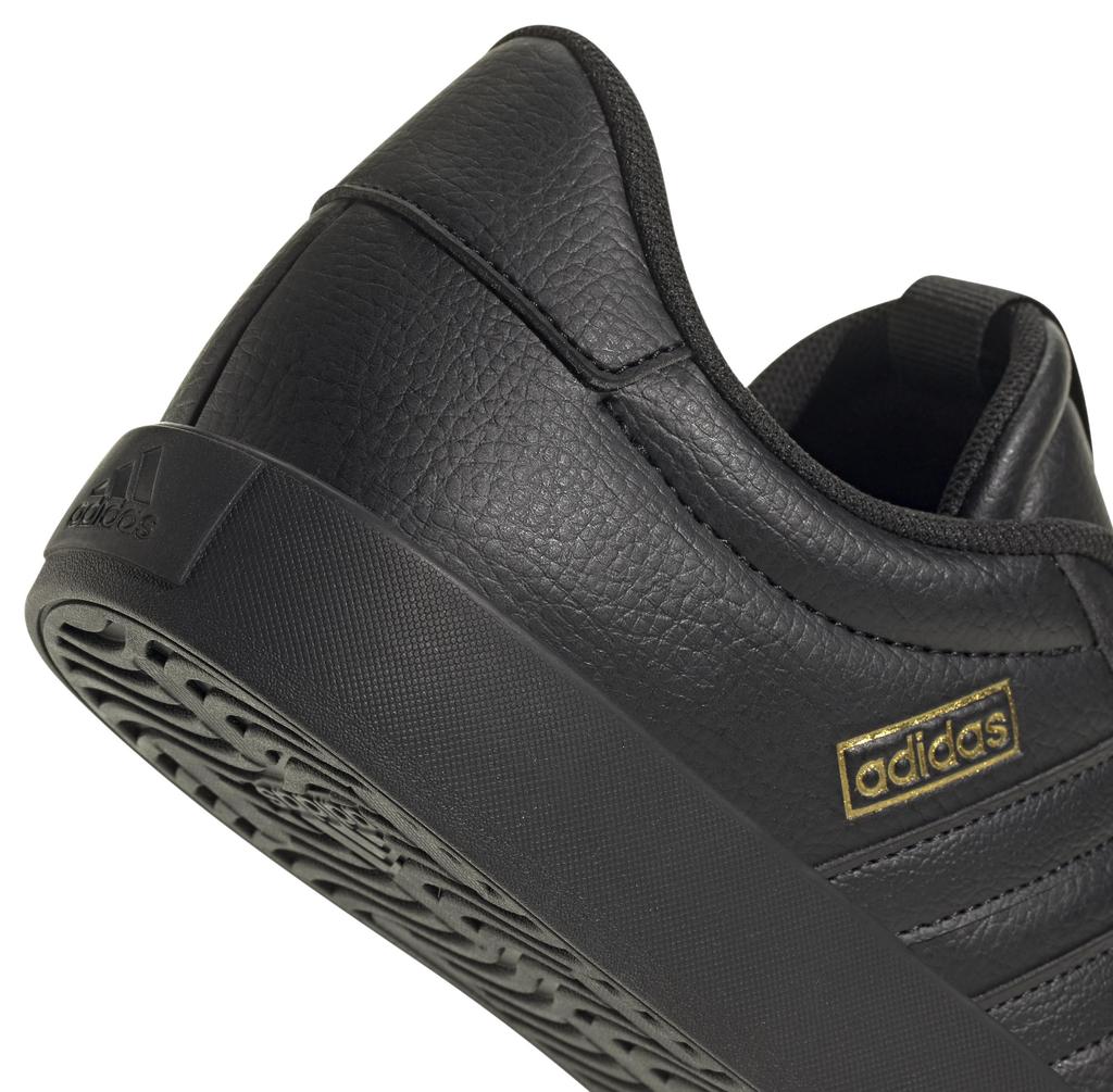 Кроссовки Adidas VL Court Unisex Core Metallic Размер 3.0, Взрослые, NJI58, Черный/Core Black/Золотой (JI1441), 23.5cm
