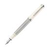 Pelican Sue Bellane M405 Fountain Pen Silver White