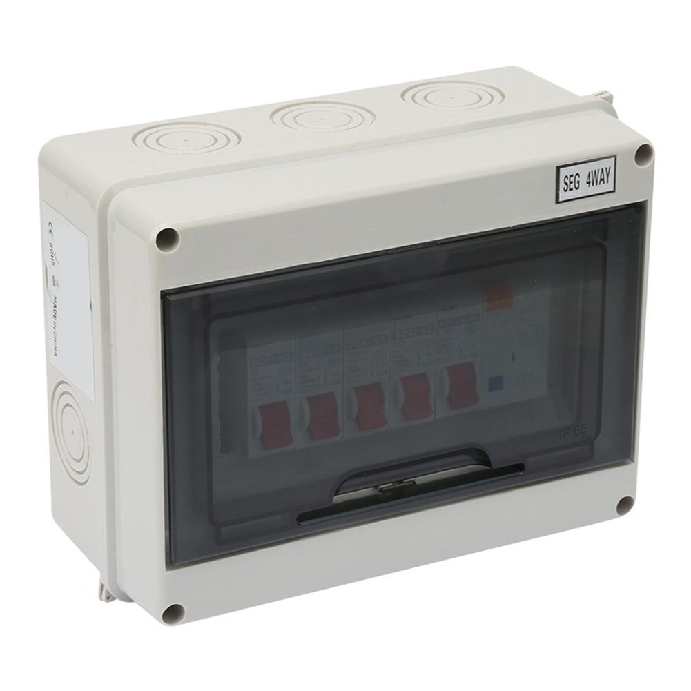 4-канальный гаражный караванный потребительский блок 63A 30mA RCD 4MCB 2*6A+20A+32A