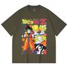 230 г/м² 100% хлопок Dragon Ball V56 Принт Goku Унисекс Тяжелая хлопковая футболка