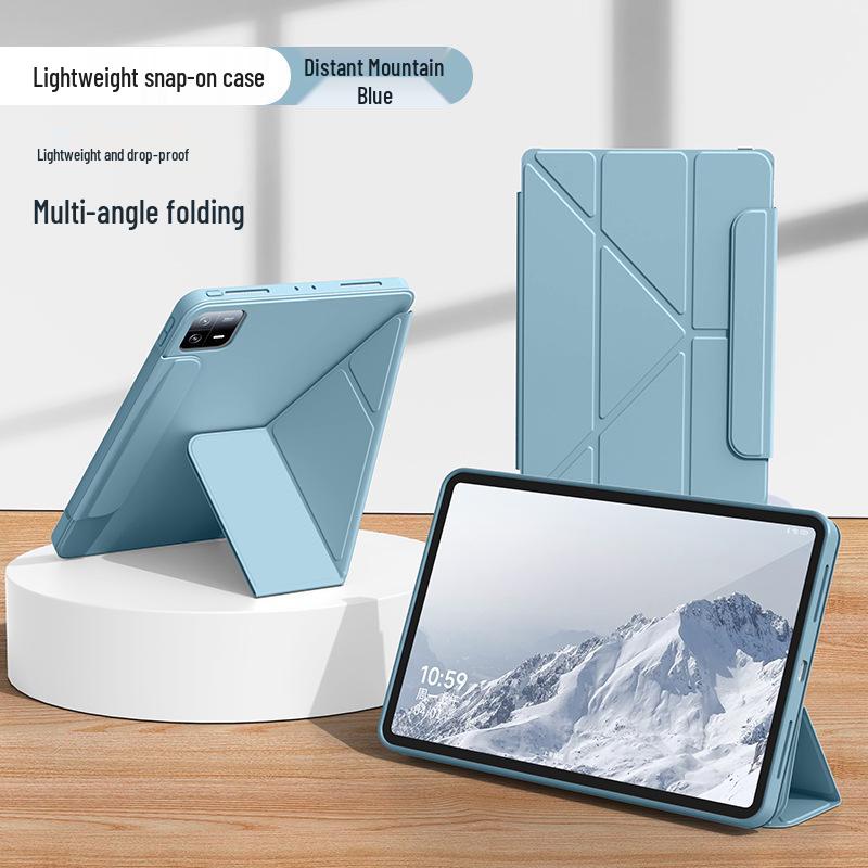 Защитный чехол для iPad A16 со слотом для стилуса, Y-образный, 10,2 дюйма, ударопрочный, совместим с iPad Pro13 9-го поколения Air 57, застежка-пряжка.